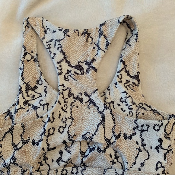 NWT All Fenix python print racerback sports bra - Picture 3 of 14